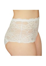 Lace Boxer Shorts White